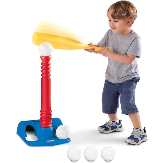 Little Tikes T-Ball Set, Red, 5 Balls, for Toddlers Ages 18+ Months – Amazon Exclusive