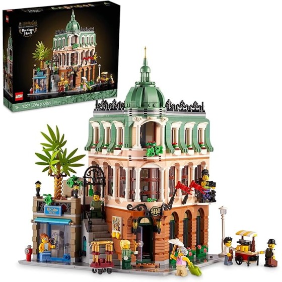 LEGO Icons Boutique Hotel Model Kits - Bedroom or Office Decor