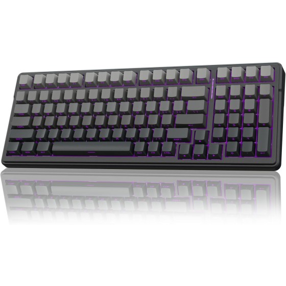 AULA F99 Pro Wireless Mechanical Keyboard,Hot Swappable Custom Keyboard,RGB Backlit,Pre-lubed Linear Switches,Side Printed PBT Keycaps,2.4GHz/USB-C/BT5.0 Mechanical Gaming Keyboards