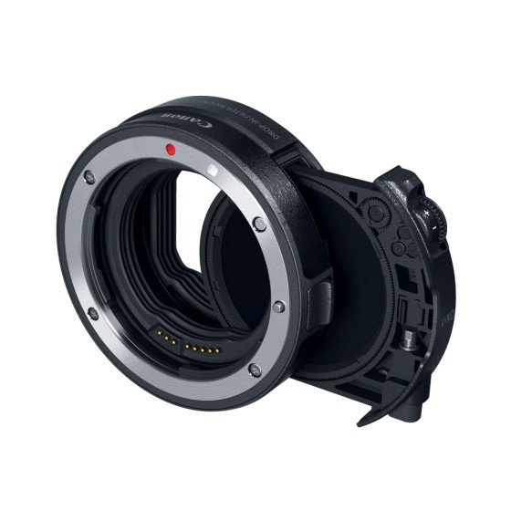 Drop-In Filter Mount Adapter EF-EOS R with Drop-In Variable ND Filter A